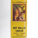 Art Wallis Tavern - Tacoma, Washington Restaurant 20 Strike Matchbook Cover WA Art Wallis Tavern - Tacoma, Washington Restaurant 20 Strike Matchbook Cover WA