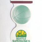 Seattle Supersonics 1982-83 Basketball Schedule Sports Jewelite Matchbook Cover Seattle Supersonics 1982-83 Basketball Schedule Sports Jewelite Matchbook Cover