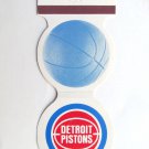 Detroit Pistons - 1982-83 Schedule Basketball Sports Matchbook Cover Matchcover Detroit Pistons - 1982-83 Schedule Basketball Sports Matchbook Cover Matchcover