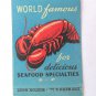 Jimmy's Harbor Side Restaurant - Boston, Massachusetts 20 Strike Matchbook Cover
