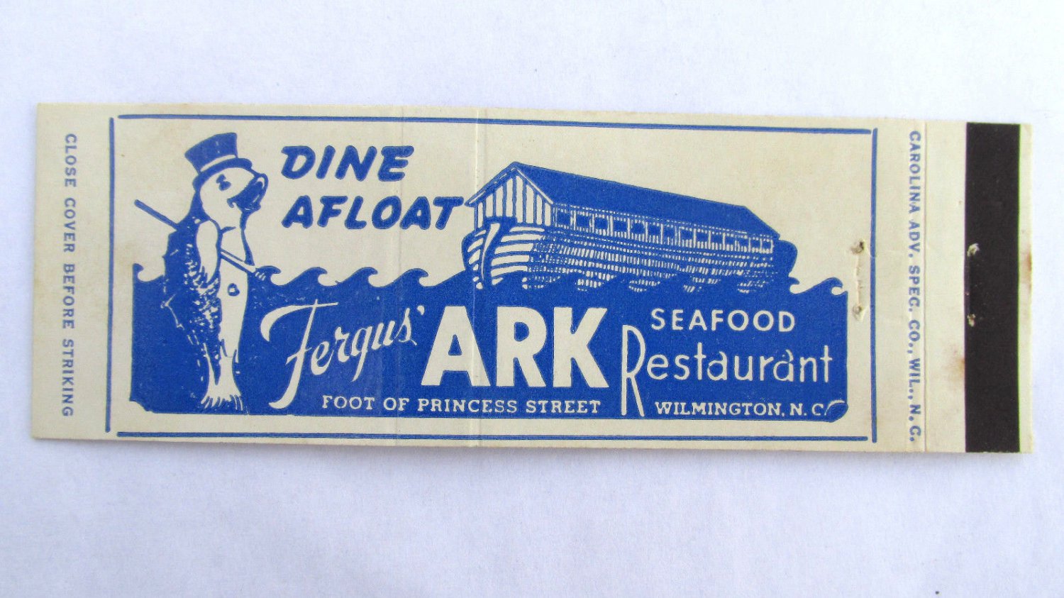 Fergus Ark SeaFood Restaurant Wilmington NC North Carolina 20fs 