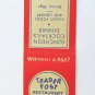 Trader Post Restaurant Bar - New York, NY 20 Strike Matchbook Cover Matchcover