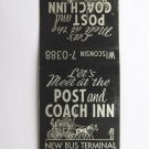 Post & Coach Inn- New York City Bus Terminal Restaurant 20Strike Matchbook Cover Post & Coach Inn- New York City Bus Terminal Restaurant 20Strike Matchbook Cover