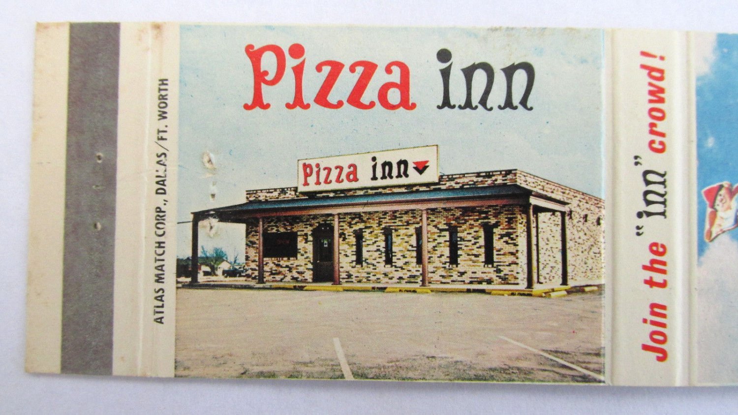 Pizza Inn Oklahoma City, OK Restaurant Chain 20 Strike Matchbook