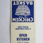 Open Kitchen - Pitman, NJ - New Jersey Restaurant 20 Strike Matchbook Cover