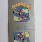 Strategic Air Command S.A.C. - 20 Strike US Military Matchbook Cover Matchcover
