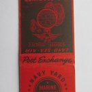 Navy Yard Marine Barrack Philadelphia Pennsylvania 20FS Military Matchbook Cover
