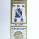 Orlando Air Force Base - Florida 20 Strike Military Air Tranport Matchbook Cover