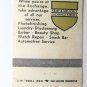 Andrews AFB Washington, DC 20 Strike Military Matchbook Cover Army/Air Force Ex