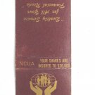 Columbus DOD Federal Credit Union - Ohio 20 Strike US Military Matchbook Cover