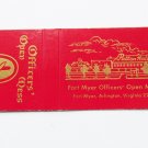 Fort Myer  Arlington, Virginia 20 Strike Military Matchbook Cover Patton Hall VA