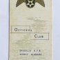 Mobile Air Material Area Brookley AFB Alabama 20 Strike Military Matchbook Cover