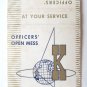 Keesler Air Force Base Mississippi 20 Strike US Military Matchbook Match Cover