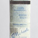 J. Michael's - Lakeland, Florida Restaurant 20 Strike Matchbook Cover Matchcover J. Michael's - Lakeland, Florida Restaurant 20 Strike Matchbook Cover Matchcover