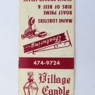 Village Candle Light - Skowhegan, Maine ME Restaurant 20 Strike Matchbook Cover Village Candle Light - Skowhegan, Maine ME Restaurant 20 Strike Matchbook Cover