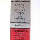 Tierney's Grill - Buffalo, New York? Restaurant 20 Strike Matchbook Cover Dancing