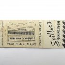 Spiller's Dining Room - York Beach, Maine Restaurant 20 Strike Matchbook Cover Spiller's Dining Room - York Beach, Maine Restaurant 20 Strike Matchbook Cover