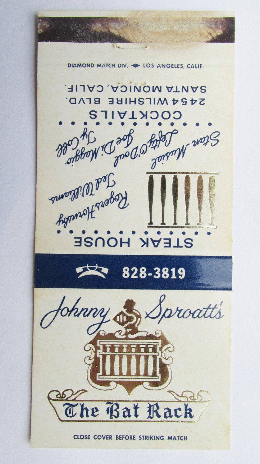 Johnny Sproatt's The Bat Rack Santa Monica, CA Restaurant Sport