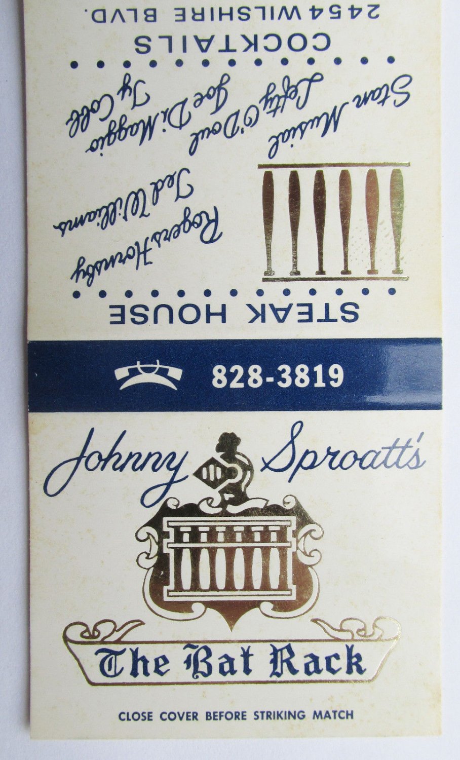 Johnny Sproatt's The Bat Rack Santa Monica, CA Restaurant Sport