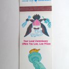 Support Your Local Commissary 20 Strike US Military Matchbook Cover Matchcover