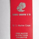 US Marine Corps - No Match for a Marine 20 Strike Military Matchbook Match Cover US Marine Corps - No Match for a Marine 20 Strike Military Matchbook Match Cover