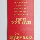 Camp Pendleton California 20 Strike Military Matchbook Cover - Marine Corps Base