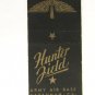 Hunter Field Army Air Base- Savannah, Georgia 20 Strike Military Matchbook Cover