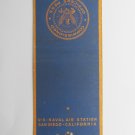 US Naval Air Station - San Diego, California 20 Strike Military Matchbook Cover US Naval Air Station - San Diego, California 20 Strike Military Matchbook Cover