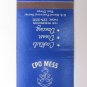US Naval Training Center San Diego California 30 Strike Military Matchbook Cover