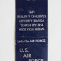 US Air Force Recruiting - Offices Ohio  & WV 20 Strike Military Matchbook Cover