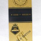 Marinha do Brasil - CT Mariz e Barros Brazil Navy Ship 20 Strike Matchbook Cover Marinha do Brasil - CT Mariz e Barros Brazil Navy Ship 20 Strike Matchbook Cover