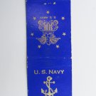US Navy Section Base Monterey, California 20 Strike Military Matchbook Cover CA US Navy Section Base Monterey, California 20 Strike Military Matchbook Cover CA