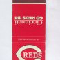 Cincinnati Reds 1984 Schedule Riverfront Stadium Baseball Sports Matchbook Cover
