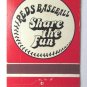 Cincinnati Reds 1982 Schedule Riverfront Stadium Baseball Sports Matchbook Cover