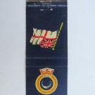 HMCS Crescent - Canadian Navy Ship 20 Strike Military Matchbook Cover Eddy Match