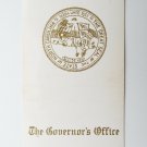 The Governor's Office - North Carolina Seal 30 Strike Matchbook Cover Matchcover
