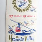 Heavenly Valley - South Lake Tahoe California & Nevada 30 Strike Matchbook Cover
