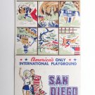 San Diego California 30 Strike Matchbook Cover Tourist Bureau CA City Matchcover