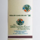 The Tahoe Seasons Resort at Heavenly Valley California 30 Strike Matchbook Cover