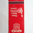 Great Lakes Recreation Company Michigan Bowling Sports 20 Strike Matchbook Cover Great Lakes Recreation Company Michigan Bowling Sports 20 Strike Matchbook Cover