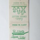 Babbitt's Copper Skillet - Sunnyvale, California Restaurant 20FS Matchbook Cover