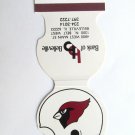 St. Louis Cardinals 1980 Football Sched Sport Matchbook Cover Bank of Belleville St. Louis Cardinals 1980 Football Sched Sport Matchbook Cover Bank of Belleville