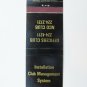 Fort Sam Houston Texas Officers/NCO Club 20 Strike Military Matchbook Cover Mgmt