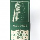 Old Saratoga Inn - Miami, Florida Restaurant 20 Strike Matchbook Match Cover FL