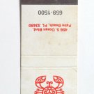 Charley's Crab - Palm Beach, Florida Restaurant 20 Strike Matchbook Cover FL Charley's Crab - Palm Beach, Florida Restaurant 20 Strike Matchbook Cover FL