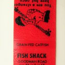 Fish Shack - Southaven, Mississippi Restaurant 20 Strike Matchbook Match Cover