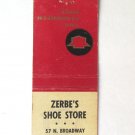 Zerbe's Shoe Store - Peru, Indiana 20 Strike Matchbook Cover The Florsheim Shoe