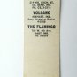 The Volcano Restaurant - South Bend, Indiana 20 Strike Matchbook Match Cover IN
