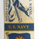 US Naval Torpedo Station - Rhode Island 20 Strike Military Matchbook Cover Navy US Naval Torpedo Station - Rhode Island 20 Strike Military Matchbook Cover Navy