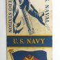 US Naval Torpedo Station - Rhode Island 20 Strike Military Matchbook Cover Navy